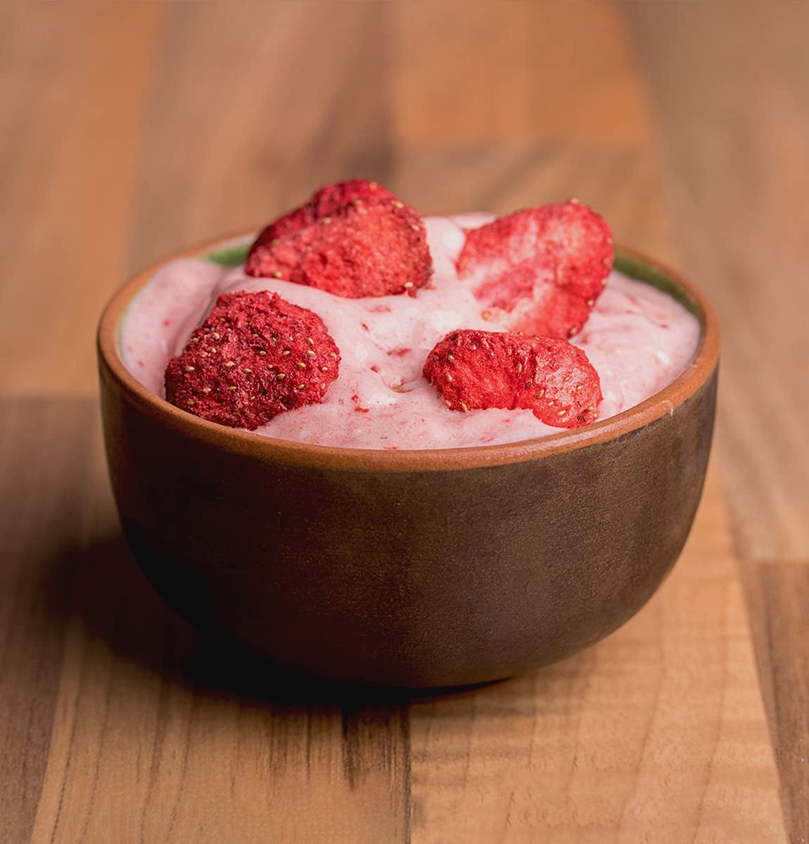 BRIX gefriergetrocknete Erdbeeren | Natürliche Erdbeeren 75 g | Great Taste Award für getrocknete, gefriergetrocknete Früchte | GVO-frei, glutenfrei, vegan, ohne Vitamine. Naty Shop dehydrierte Produkte