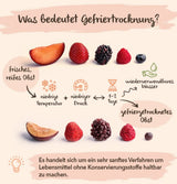 BRIX gefriergetrocknete Erdbeeren | Natürliche Erdbeeren 75 g | Great Taste Award für getrocknete, gefriergetrocknete Früchte | GVO-frei, glutenfrei, vegan, ohne Vitamine. Naty Shop dehydrierte Produkte