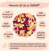BRIX Gefriergetrocknete Mango | Natürliche, getrocknete Mangoscheiben 95 g | Great Taste Award Trockenfrüchte, gefriergetrocknete Mango | GVO-frei, glutenfrei, vegan, ohne Vitamine. Naty Shop dehydrierte Produkte