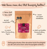 BRIX Getrocknete Himbeeren | Natürliche Himbeere, gefriergetrocknet 85 g | Great Taste Award für Trockenfrüchte | GVO-frei, glutenfrei, vegan, konservierte Vitamine Naty Shop dehydrierte Produkte