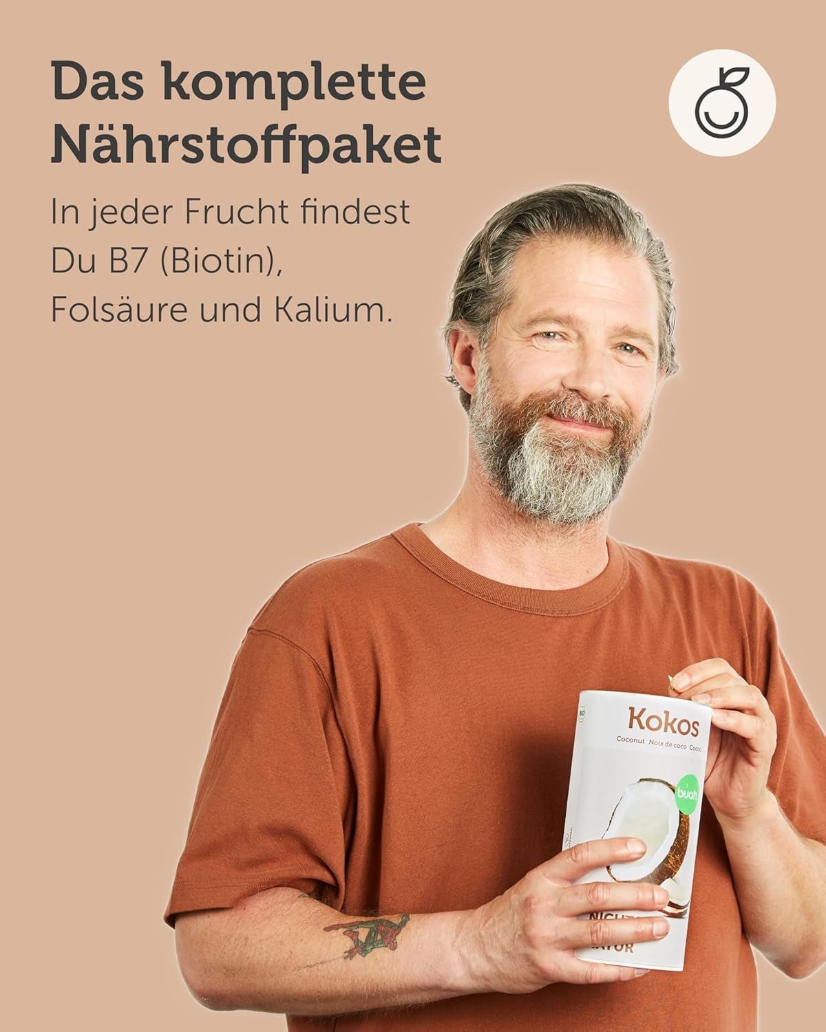 BUAH® getrocknete Kokosnusschips | Bio-Kokoschips, Snack, Müsli & Back-Kokoschips | Idealer Ersatz für Süßigkeiten | Vegan und ohne Zuckerzusatz | 400g dehydrierte Produkte von Naty Shop