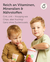 BUAH® Gefriergetrocknete Fruchtmischung | Kirschen, Erdbeeren, rote und schwarze Johannisbeeren gefriergetrocknet ohne Zuckerzusatz | 100 % Frucht | vegane, glutenfreie, laktosefreie (128g) dehydrierte Produkte von Naty Shop