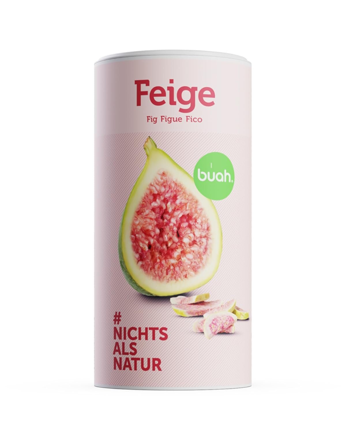 BUAH® Gefriergetrocknete Feigen | Feigenchips Als Snack, für Müsli und Desserts | Idealer Ersatz für Süßigkeiten | Vegan und ohne Zuckerzusatz | 220g Naty Shop dehydrierte Produkte 220G (1 Packung)