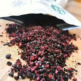 Getrocknete Cranberry-Stücke | 100 % gefriergetrocknete wilde Blaubeeren von Vaccinium Myrtillus | Wildblaubeerpulver, Blaubeerfruchtpulver, gefriergetrocknete, getrocknete, getrocknete Blaubeeren, dehydrierte Produkte, Naty Shop