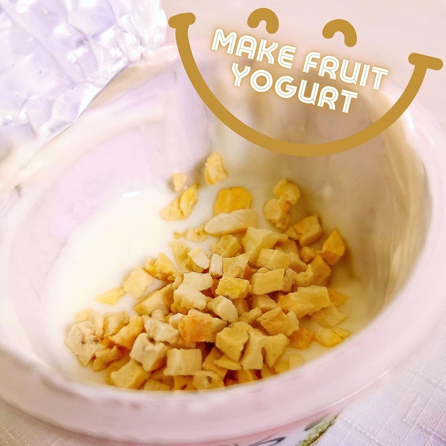 Gefriergetrocknete Bananenstücke | Getrocknete Bananen ohne Zucker | Gefriergetrocknete Bananen Bananen mit Trockenfrüchten | Frische gefriergetrocknete Bananen | Bananenstücke mit gefriergetrockneten Früchten Naty Shop dehydrierte Produkte