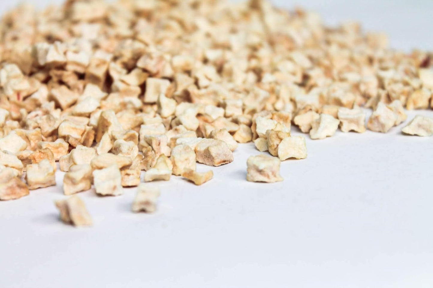 Gefriergetrocknete Apfelstücke 100g - Gefriergetrocknete Früchte - Gefriergetrocknete Trockenfrüchte - Getrocknete Äpfel - Perfekt zum Backen, Dekorieren von Kuchen, Snacks, Müsli und Desserts. Dehydrierte Produkte Naty Shop