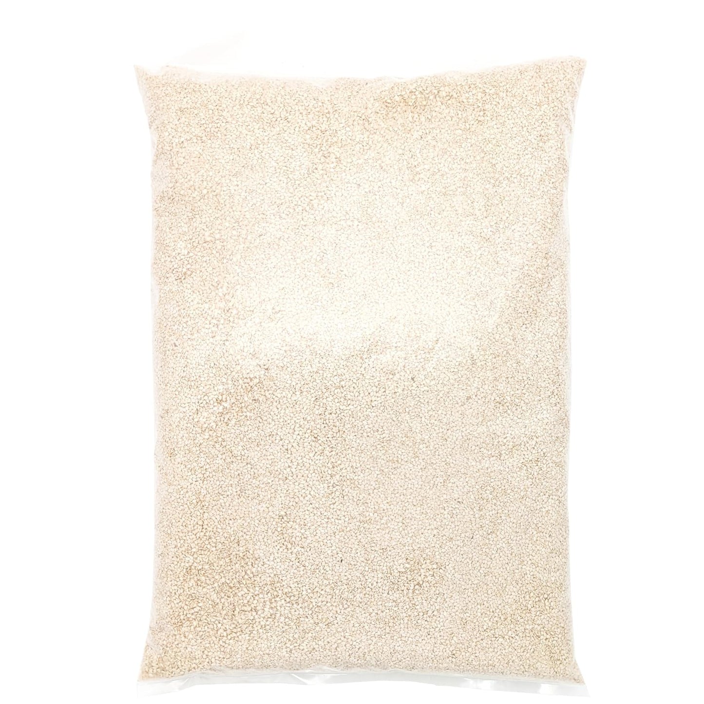 Bio-Sesamsamen 3 kg, rohe Bio-Ölsaaten, weißer Sesam, natürlich geschält, ungeröstet, Quelle für Kalzium und Eisen, Sparpaket