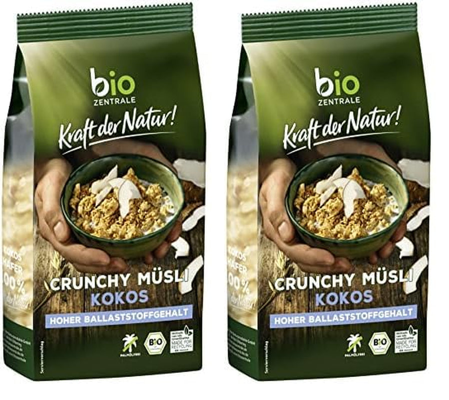 Knuspriges Müsli mit Beeren Biozentrale | 375 g Bio-Müsli | Ideal zum Frühstück und für die Tasse Müsli zum Mitnehmen | Eine Alternative zu Müsliriegeln