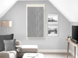 Soleil D'Ocre Liane Bise-Bise, Polyester, Weiß, 70 x 200 cm Naty Shop Steppdecken und Steppdecken Grau H90 x B45 cm (1er-Pack)