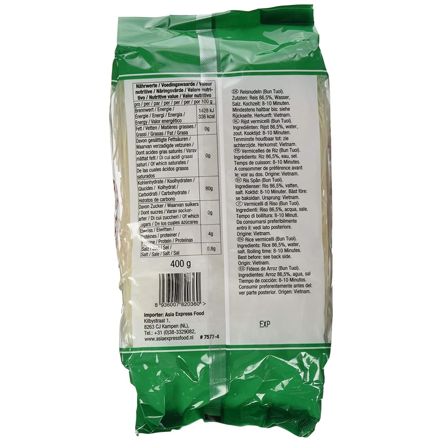 BAMBOO TREE – Frische Reisnudeln – 1 x 400 g