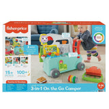 Fisher-Price – Laugh and Learn Camper 3-in-1-Baby-Schiebespielzeug und Musik-Aktivitätscenter Babyspielzeug 9–36 Monate HCK51 Babyspielzeug Naty Shop