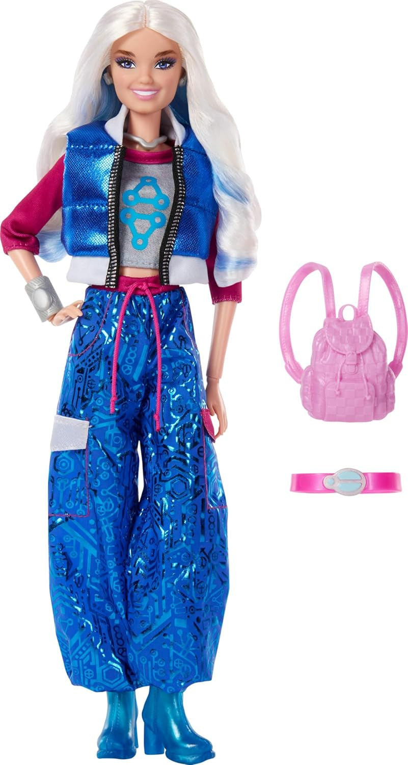 Mattel Disney Zombies 4: Dawn of the Vampires Addison Wells Modepuppe mit abnehmbarem Outfit und 6 vom Film inspirierten Accessoires, JFG32