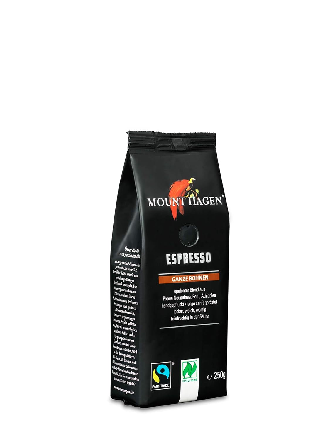 FT Naturland Bio-Espresso, 250 g ganze Bohnen