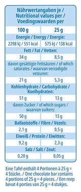 frankonia CHOCOLATE Vollmilchschokolade ohne Laktose und Gluten, 100 g