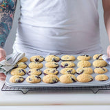 0070035 RÜCKENFORM FÜR 24 MINI-MUFFINS 38,5 X 26 X 2 H CM Backformen und -bleche Naty Shop