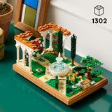 LEGO Icons Fountain Garden – Miniatur-Bauset für Erwachsene mit Blättern, Zypressen, Bäumen, Ranken, Blumen – Kreative Geburtstagsgeschenkidee, Einweihungsgeschenk für Frauen, Männer – 10359 Bausets Beuche den LEGO-Store