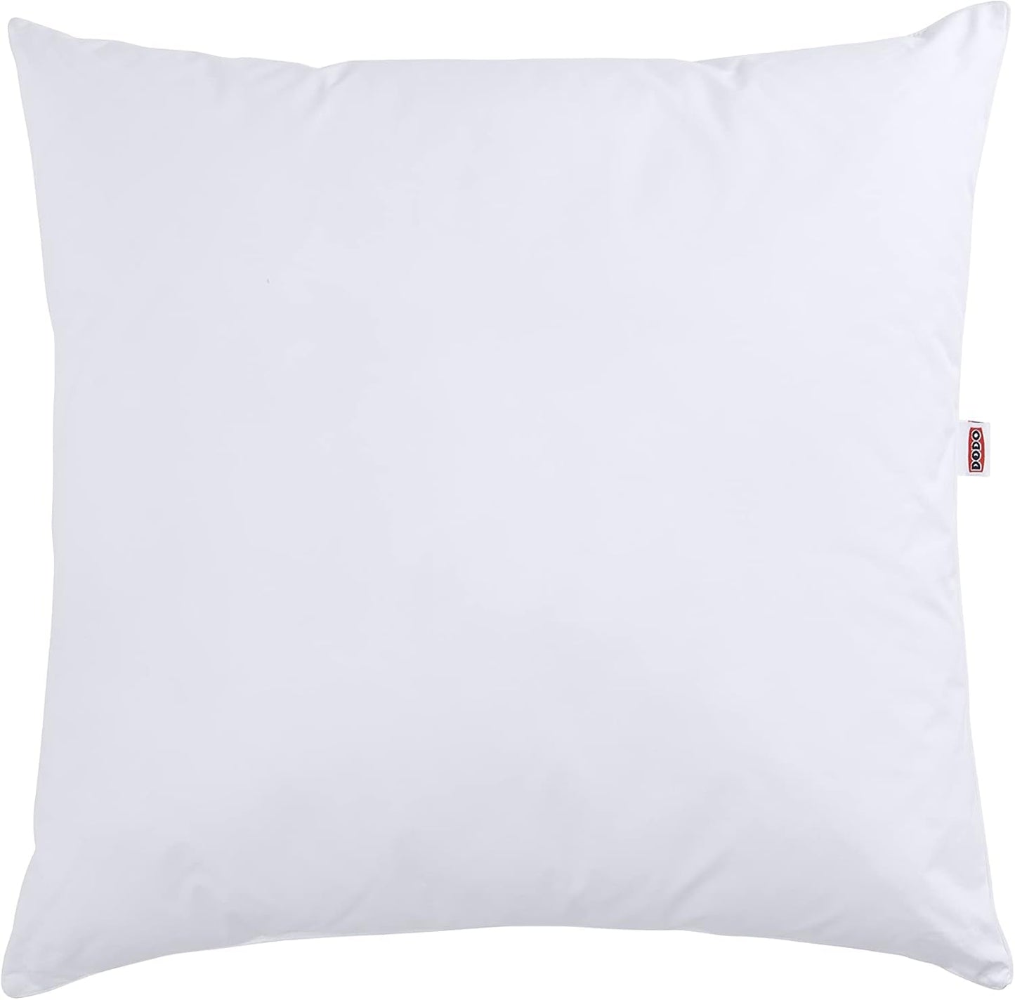DODO 64476 Calgary-Kissen, Daunen/Gänse- und Entenleder, 65 x 65 cm, Weiß Naty Shop Standardkissen