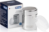 De'Longhi DLSC061 Kakaostreuer aus Edelstahl, 175 ml, Silber
