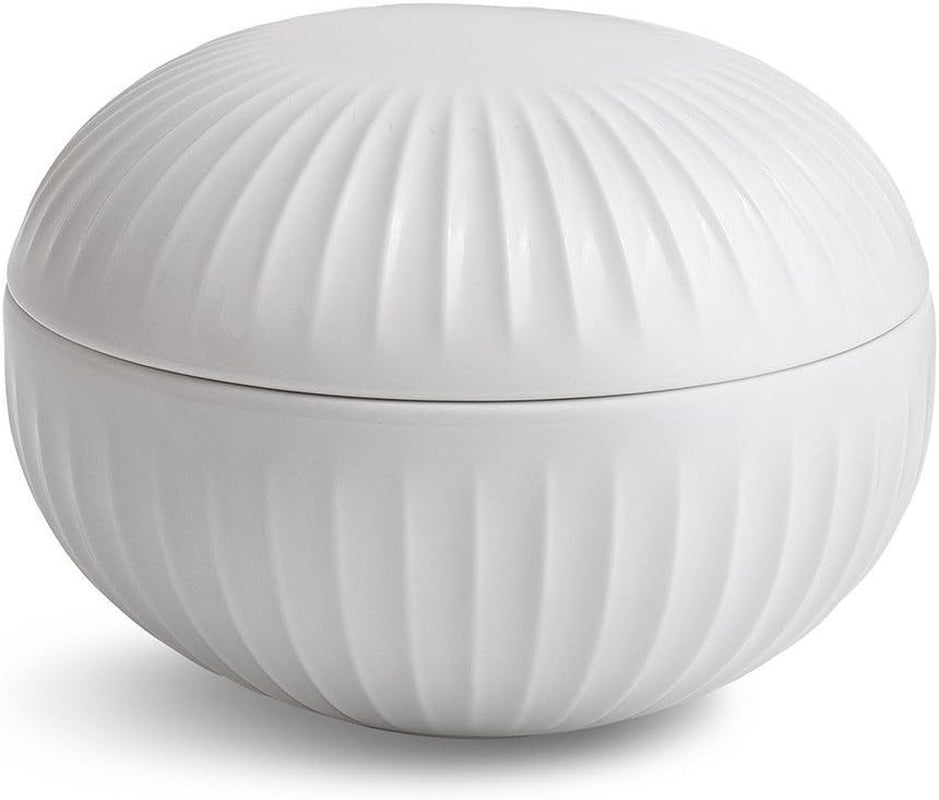 Kähler Bonbonniere Ø12 cm Hammershøi Dekoration Dänisches Design, weiß Frischhaltedosen Naty Shop Standardtitel
