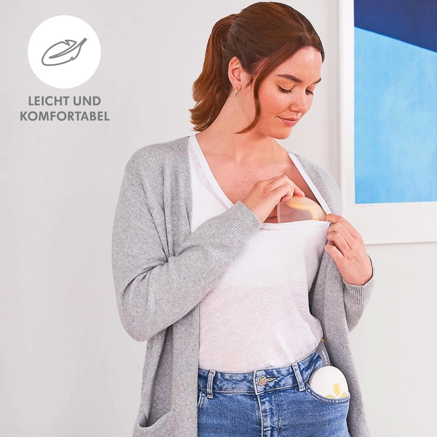 Medela Solo Freisprech-Milchpumpe | Kompakte und intuitive elektrische Milchpumpe zum einseitigen Abpumpen. Lebensmittel- und Stillzubehör Bebe Naty Shop
