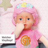 BABY born Meerjungfrau für Babys, waschbare Kuschelpuppe, Meerjungfrauenpuppe mit weichem Vinylkopf, 33 cm hoch, 832288 Zapf Creation
