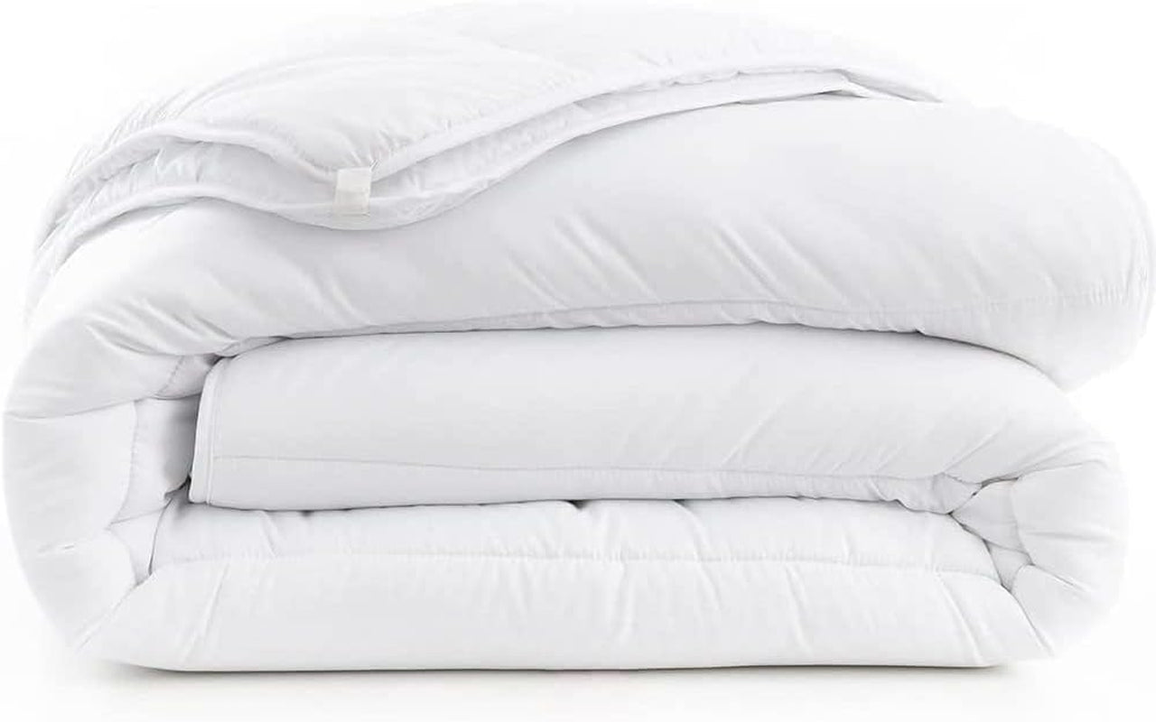 Abeil 4-Jahreszeiten-Steppdecke, weiß, Polyester, weiß, 240 x 260 cm Steppdecken und Steppdecken Naty Shop 240 x 260 cm