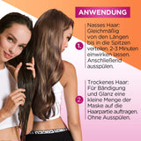 L'Oréal Paris Elvital Anti Spliss Haarmaske für langes, strapaziertes Haar, Intensive Ausspülbehandlung, Mit pflanzlichen Vitaminen und Rizinusöl, Dream Length Super Build-up Mask, 1 x 300 ml Naty Shop Haarmaske