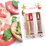 Scrapcooking – 4-teilige Marker: Gold, Schokolade, Weiß und Rot – dekorative essbare Stifte zum Schreiben und Zeichnen auf Desserts, Kuchen und Keksen