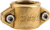 Gardena Schlauchklemmen: Schlauchklemme aus Messing zur Befestigung von Saug- oder Hochdruckschläuchen, passend für 25 mm (1 Zoll) Schläuche (7211-20)