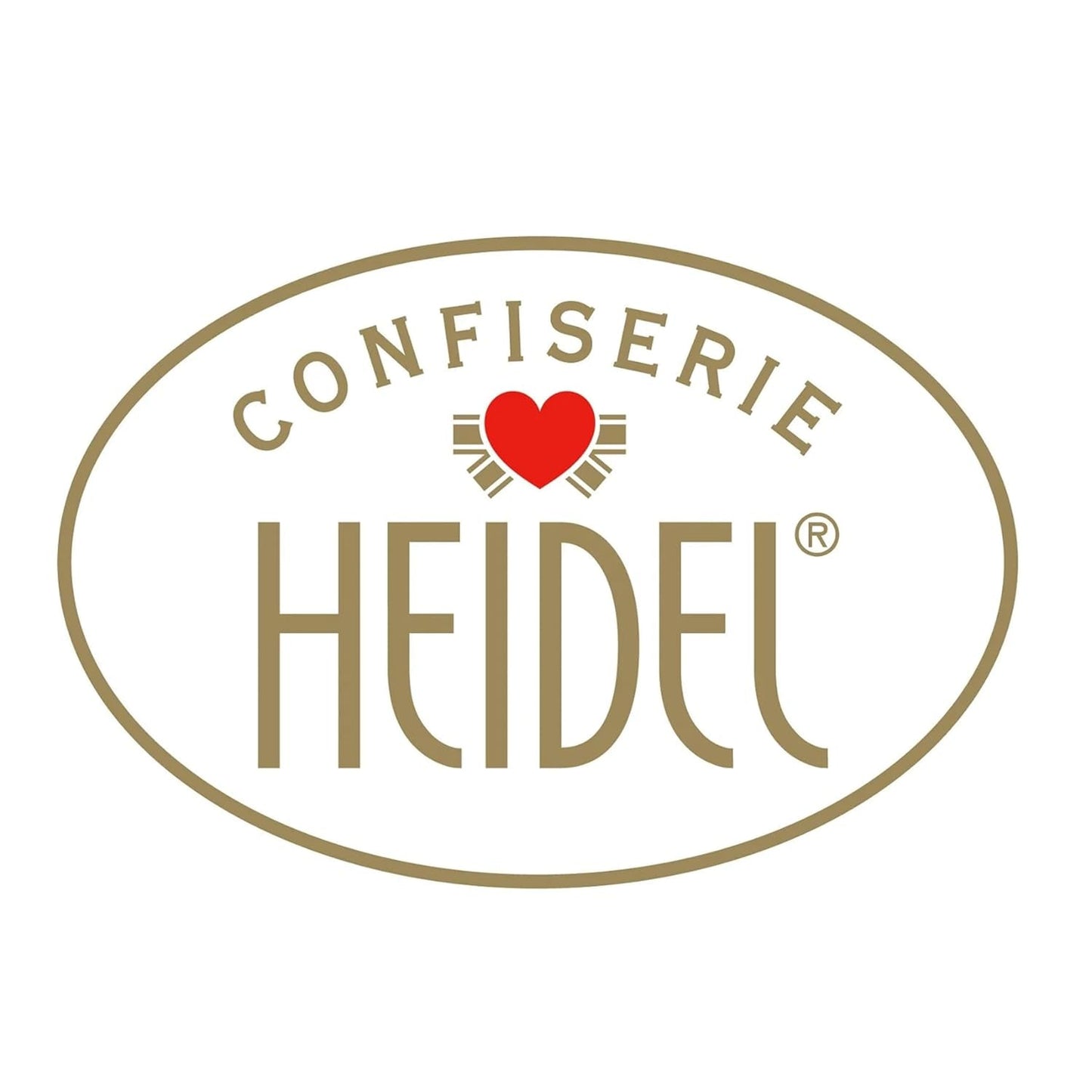 Heidel Osterkarten-Geschenkbox 183g, Premium-Milchschokolade-Praline mit dekorativer Metallbox, ideal als Ostergeschenk
