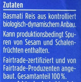 Davert Bio-Basmatireis im Kochbeutel, 2 Beutel, 250g