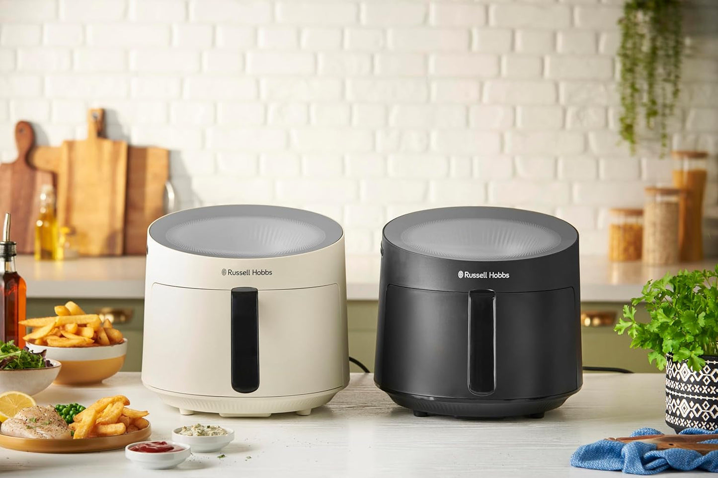 Russell Hobbs Airfryer, 5 Liter, 10 Programme, Sichtfenster Naty Shop Appliances