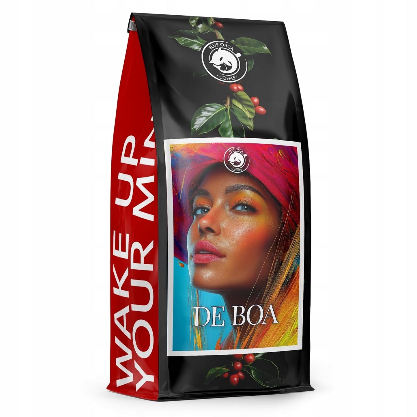 Gemahlener Kaffee DE BOA 1KG | 100 % Arabica | mit einem Hauch von Schokolade und Nüssen | mittel geröstete Kaffeebohnen, geringer Säuregehalt | ideal für Espressomaschinen | Blue Orca Kaffeerösterei