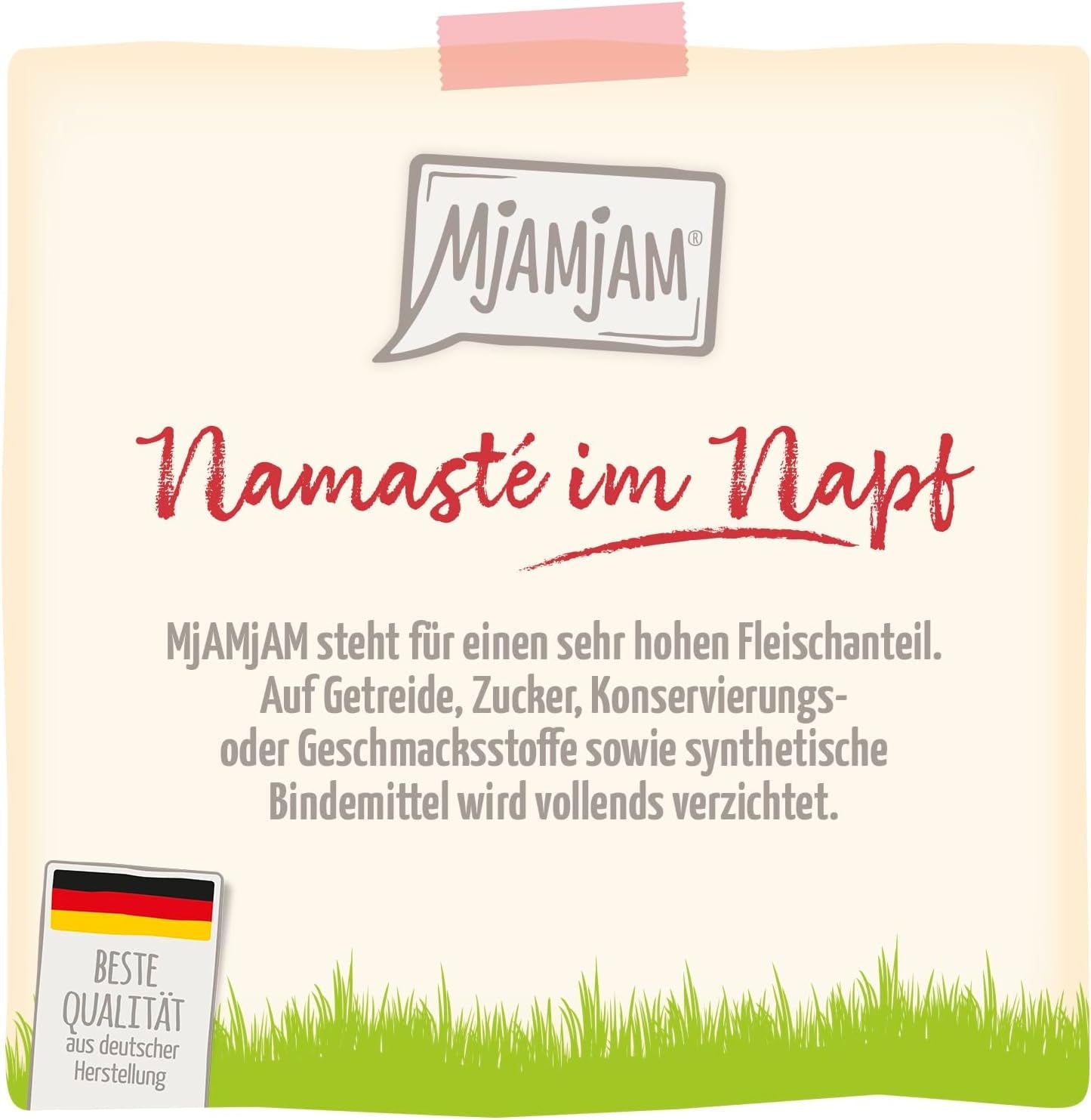 MjAMjAM – Premium-Nassfutter für Katzen – Wellness Pack Rindfleisch, 12er-Pack (12 x 125 g), getreidefrei mit extra Fleisch