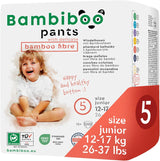 Bambiboo Einwegwindeln, hautfreundlich, feine Bambusfaser – Babywindelhöschen – Einwegwindelüberhosen – Schutz für empfindliche Haut – sehr saugfähig – Größe 4 (Maxi), 16 Stück
