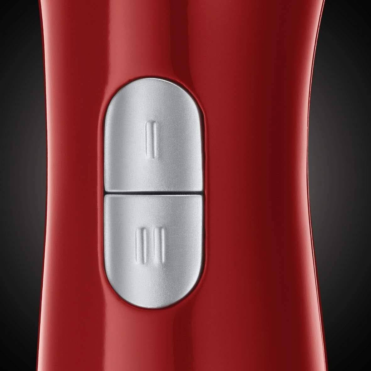 Russell Hobbs Stabmixer [3-In-1: Pürierstab/Zerkleinerer, Mixer- & Schneebesenaufsatz] Desire Rot (Bpa-Free & Spülmaschinenfestes Zubehör, Für Smoothie, Suppen Saucen, Joghurt Babynahrung) 24700-56 Kitchen Naty Shop