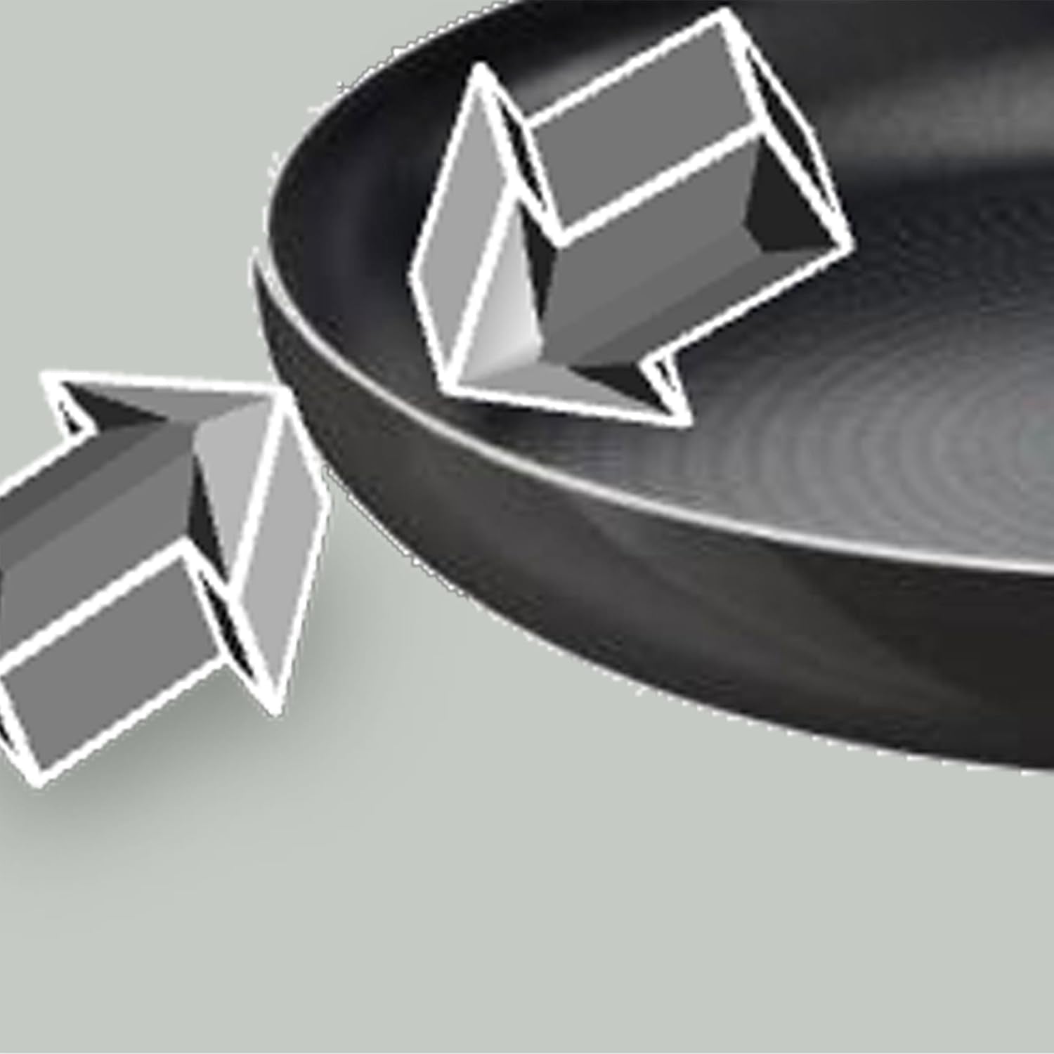 Tefal D52606 Resist, Titan-Antihaftbeschichtung Töpfe und Pfannen Naty Shop