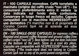 Caffè Corsini - Classico Italiano, Miscela Di Caffè In Nespresso-kompatiblen Kapseln, Gusto Forte E Deciso - Confezione Da 100 Kapseln