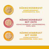 Applaws 100 % natürliches Premium-Nassfutter für Katzen, Huhn in Brühe, Multipack – 12 Dosen x 156 g Packung