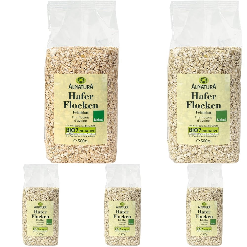 Bio-Haferflocken, kleine Flocken, 500g (1 Packung)