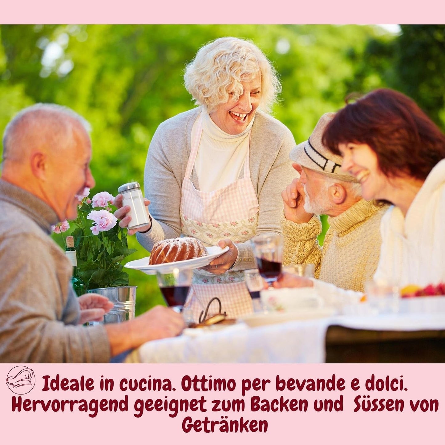 Stevia 1:1 (Erythrit - Stevia) - Natürlicher Zuckerersatzstoff, 1000 G Süßstoffe Naty Shop