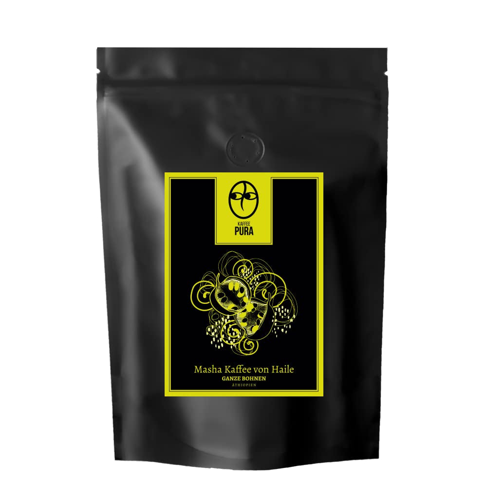 Masha-Kaffee von Haile-Bio, ganze Kaffeebohnen 500g