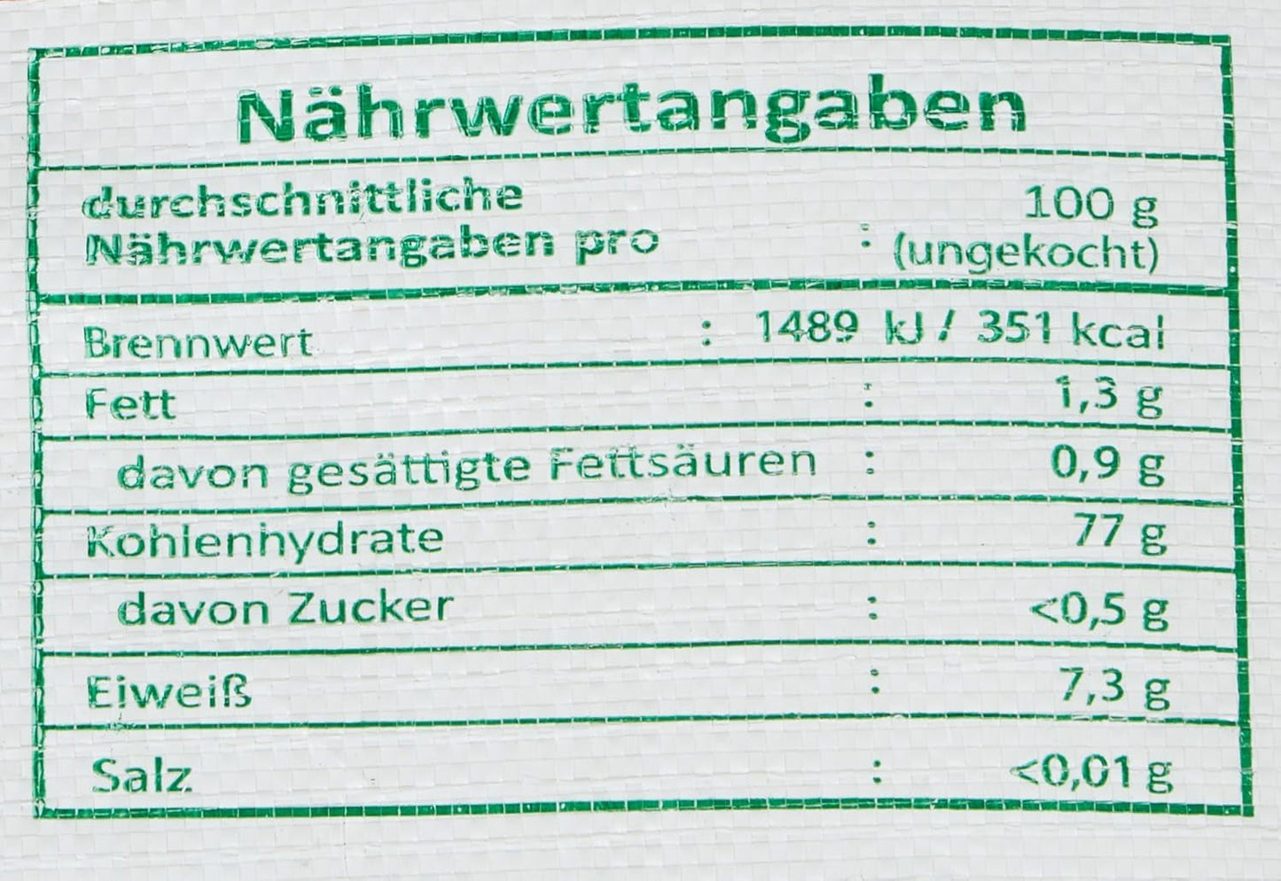 Duftreis, Langkorn 100 %, 1 Packung (1 x 22,7 kg)