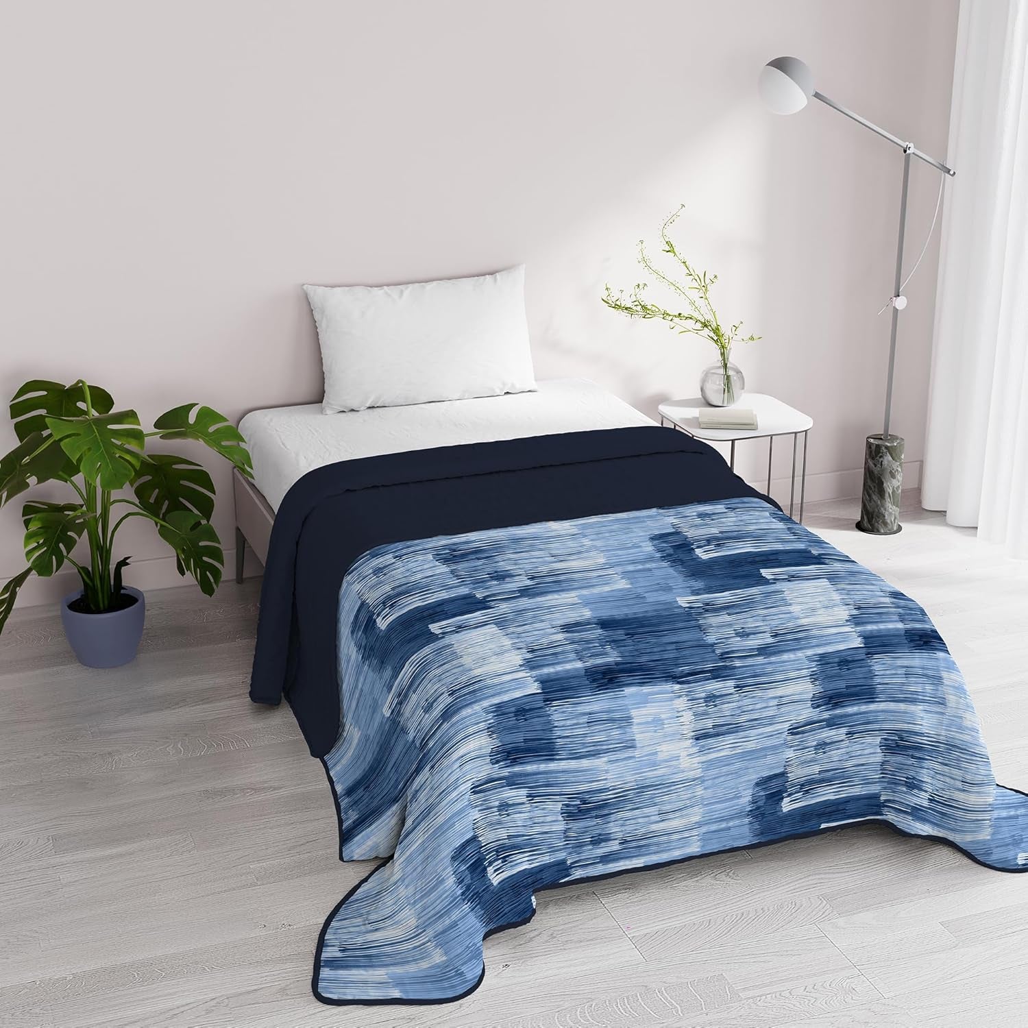 Fantasie italienische Bettwäsche Mikrofaser Sommer 1,5 Betten Murrine Tagesdecken & Steppdecken Naty Shop Dye 1 Posto E Mezzo