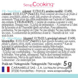 Scrapcooking, Lebensmittelfarbpulver, Pastellblau, 5 Gramm Naty Shop
