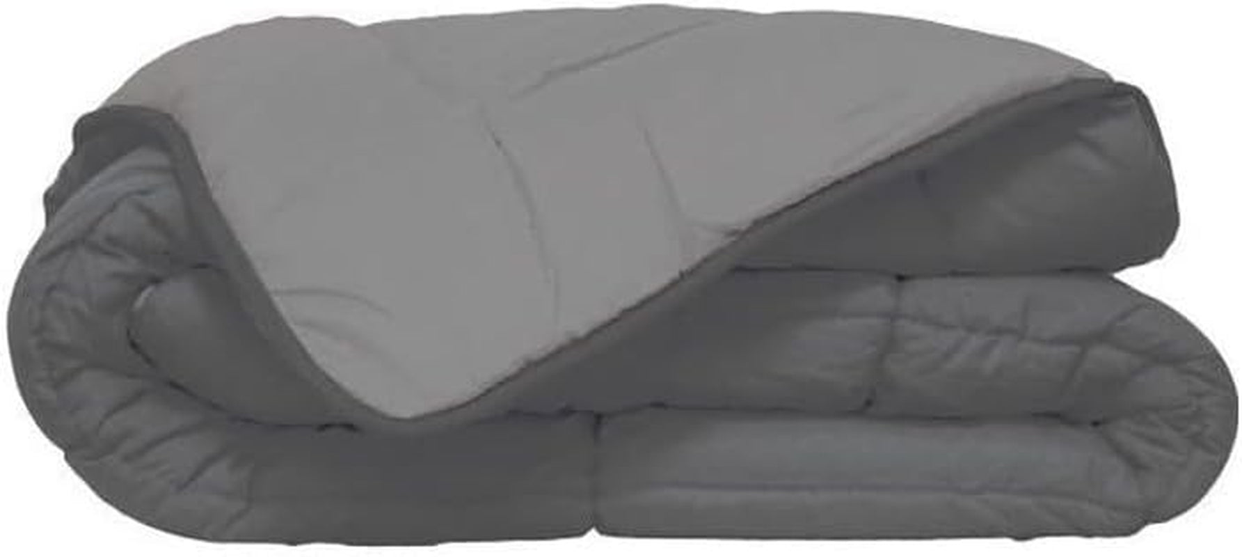 Poyet Motte Calgary Bettbezug Polyester Stahl/Silber, Polyester, Stahl/Silber, 220 x 160 x 1 cm. Bettdecken und Steppdecken Naty Shop 260 x 240 x 1 cm