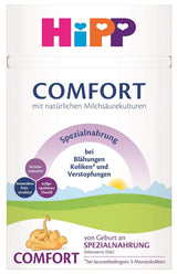 Spezielle Formel HiPP Comfort (4 x 600 g), ab der Geburt, mit reduziertem Laktosegehalt, zur diätetischen Behandlung von Koliken, Blähungen und Verstopfung