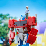 Transformers Earthspark Spin Changer Optimus Prime Figur (20 cm) mit Robby Malto Figur (5 cm) von 6 Action Figures Naty Shop