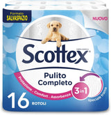 Toilettenpapier, Packung mit 16 Maxirollen - 1830 G | 16 Stück (1er Pack)