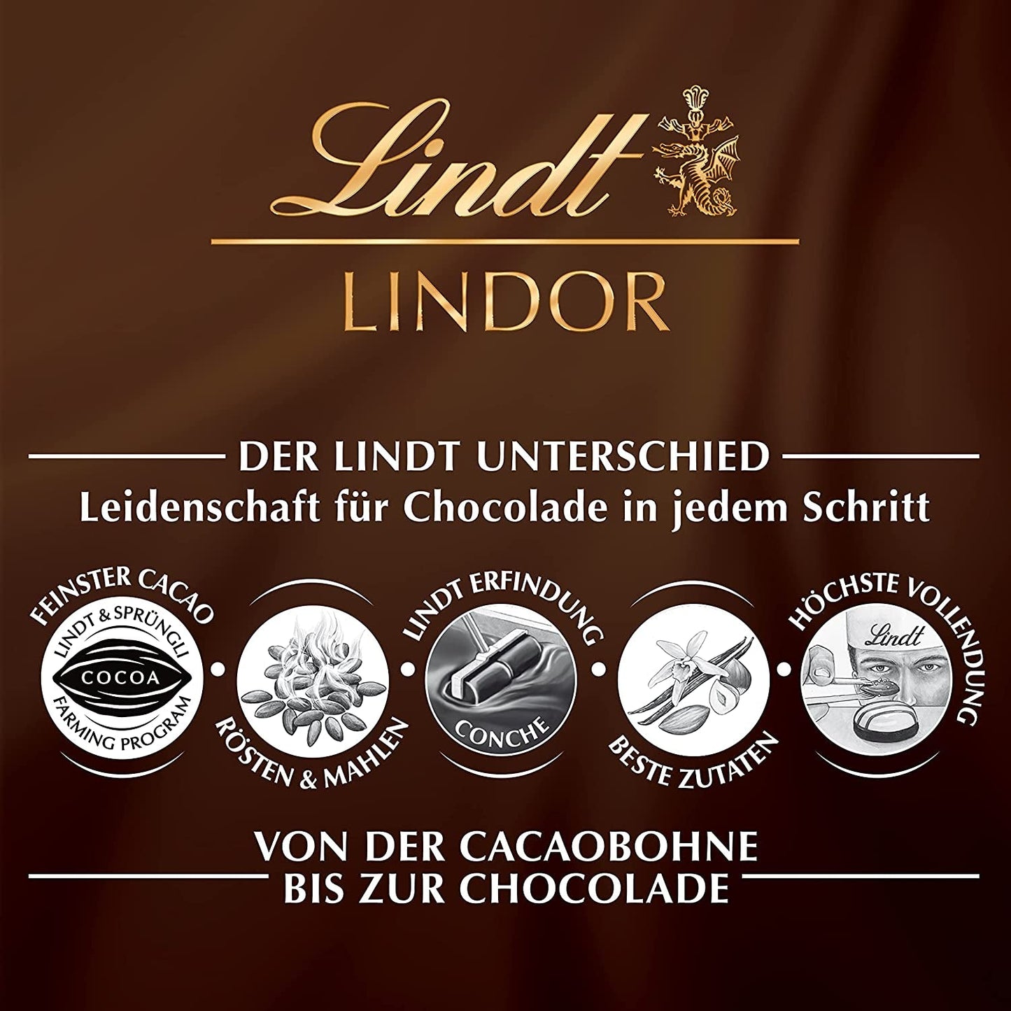 Lindt Chocolate Sticks Zartbitterschokolade LINDOR | 24 Schokoriegel x 37g | Mit einer zartschmelzenden Zartbitterschokoladenfüllung mit 60 % Kakao | Geschenk aus Schokolade | Geschenk aus Schokolade | Großpackung